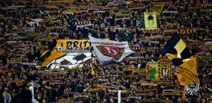 Das Pokal-Spiel zwischen Dynamo Dresden und Borussia Dortmund verlief friedlich Dynamo Dresden
