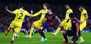 Das Hinspiel konnte Barcelona für sich entscheiden FC Barcelona, Villarreal CF
