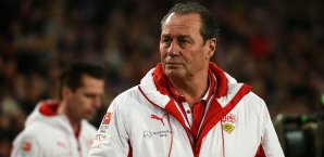 Huub Stevens bleibt zunächst Trainer des VfB Stuttgart Huub Stevens