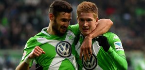 Kevin de Bruyne (r.) war im Hinspiel der Matchwinner Kevin de Bruyne