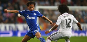 Leroy Sane (l.) war gegen Madrid einer der besten Schalker Leroy Sane