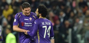 Mario Gomez (l.) traf bei seinem Comeback doppelt Mario Gomez