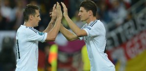 Miroslav Klose ist nach dem WM-Titel aus der Nationalmannschaft zurückgetreten Miroslav Klose, Mario Gomez