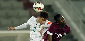 Mohammed Muntari setzte sich mit Katar gegen Algerien durch Mohammed Muntari