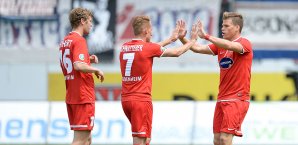 Niederlechner erzielte das wichtige 1:0 für die Heidenheimer Niederlechner, Heidenheim
