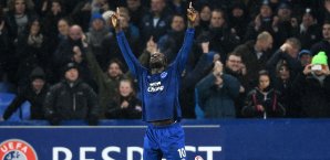 Romelu Lukaku erzielte den Siegtreffer für die Toffees Romelu Lukaku