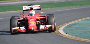 Sebastian Vettel fuhr beim Ferrari-Debüt auf den dritten Rang Sebastian Vettel