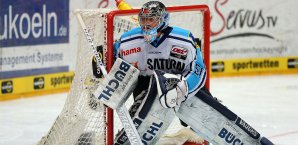 Timo Pielmeier war mit 36 Saves der Held des Abends Timo Pielmeier, ERC Ingolstadt,