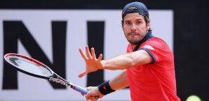 Tommy Haas feiert nach zehnmonatiger Verletzungspause sein Comeback in Miami Tommy Haas