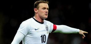 Wayne Rooney hat Englands Torrekord fest im Blick Wayne Rooney