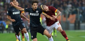 Ist am Samstag wieder harter Kampf zwischen Inter und der Roma angesagt? AS Rom