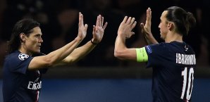 Edison Cavani und Zlatan Ibrahimovic werden wohl auch im nächsten Jahr zusammen auf Torejagd gehen Edison Cavani, Zlatan Ibrahimovic