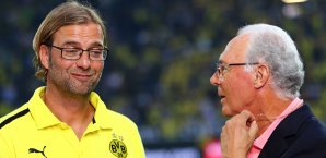Wenn es nach Franz Beckenbauer geht ist Jürgen Klopp immer ein Thema bei den Bayern Franz Beckenbauer, Jürgen Klopp
