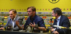 Die BVB-Führung verkündete am Mittwoch das Aus von Jürgen Klopp in Dortmund Jürgen Klopp