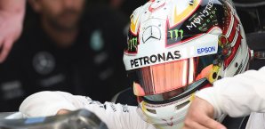Lewis Hamilton lag im dritten Training vor Sebastian Vettel Lewis Hamilton