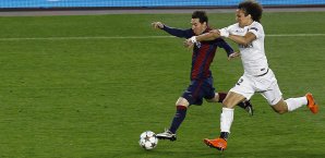 Lionel Messi bezwang im Viertelfinale mit Barca Paris St. Germain Lionel Messi