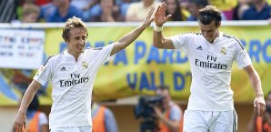 Luka Modric (l.) und Gareth Bale sind derzeit verletzt Luka Modric