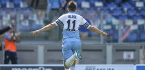 Miroslav Klose und Lazio haben gerade einen Lauf Miroslav Klose
