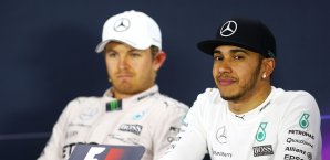 Nico Rosberg musste Lewis Hamilton bei allen drei Rennen den Vortritt lassen Nico Rosberg, Lewis Hamilton