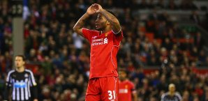Raheem Sterling brachte die Reds in Führung Raheem Sterling