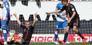 Sebastian Rode (l.) traf gegen Hoffenheim zum 1:0 Sebastian Rode