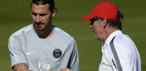 Zlatan Ibrahimovic und Laurent Blanc werden auch im nächsten Jahr zusammen arbeiten Zlatan Ibrahimovic, Laurent Blanc