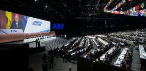 Der Kongress-Raum der FIFA wurde geräumt Fußball International, FIFA