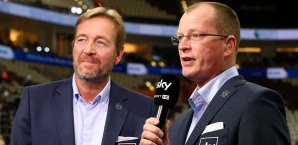Martin Schwalb (l.) sieht den FC Barcelona als Favorit beim Final Four Martin Schwalb