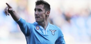 Miroslav Klose soll vor einem Abschied von Lazio Rom stehen Miroslav Klose