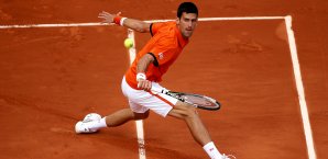 Novak Djokovic hält sich bei den French Open bislang schadlos Novak Djokovic