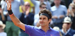 Roger Federer darf sich feiern lassen Tennis, French Open