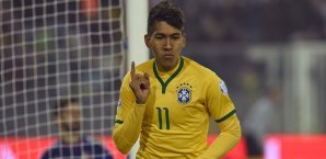 Aufgrund einer Oberschenkelverletzung muss Roberto Firmino die Länderspiele mit Brasilien absagen Brasilien, Roberto Firmino