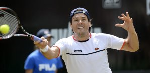 Tommy Haas zeigte sich nach seiner langen Verletzung noch nicht in Topform Tommy Haas