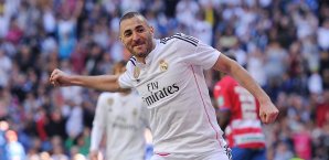 Karim Benzema traf gleich doppel Karim Benzema