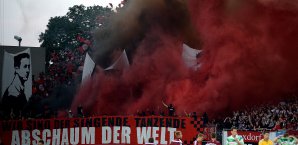 Schon während der Partie gegen Fürth ging es im Block der Nürnberger hitzig zu 1. FC Nürnberg