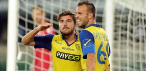 Alberto Paloschi (l.) gelang gegen Lazio ein Doppelpack Alberto Paloschi