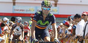 Alejandro Valverde hat die vierte Etappe der Spanien-Rundfahrt gewonnen Alejandro Valverde