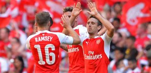 Arsenal gewinnt zum zweiten Mal in Folg die Community Shield Arsenal
