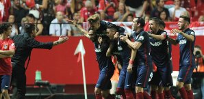 Atletico Madrid setzte sich gegen den FC Sevilla durch Atletico Madrid