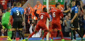 Neuzugang Benteke erzielte sein erstes Tor für die Reds Benteke