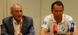 Bernhard Bauer (l.) wird wohl als DHB-Präsident kandidieren Bernhard Bauer