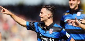 Besar Halimi schoss das Tor des Tages für Frankfurt Besar Halimi