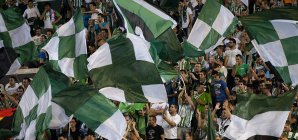 Die Betis-Fans sahen eine intensive Partie Betis Sevilla