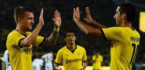 Borussia Dortmund ist durch einen Kantersieg in die Gruppenphase der Europa League eingezogen Borussia Dortmund