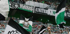 Gladbach-Fans wehren sich gegen Sicherheitsmaßnahmen des Klubs Borussia Mönchengladbach