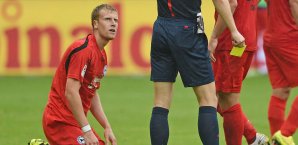Brian Behrendt flog mit Gelb-Rot vom Platz Brian Behrendt