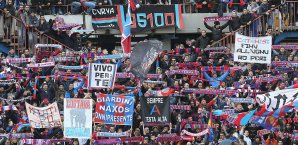 Die Catania-Fans müssen ihr Team wohl bald in der 3. Liga anfeuern Catania