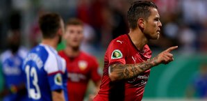 Daniel Ginczek erzielte für den VfB den zweiten Treffer Daniel Ginczek
