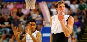 Die DBB-Auswahl hatte im Rückspiel gegen Kroaten große Schwierigkeiten Dirk Nowitzki