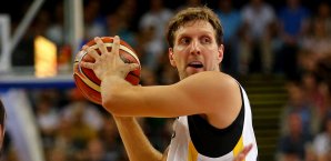 Dirk Nowitzki gelangen gegen Lettland elf Punkte Dirk Nowitzki